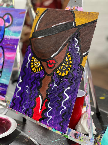 73. Curly Hat & Hoops